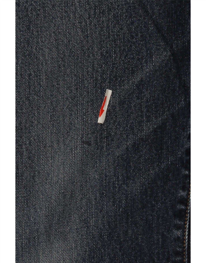 Tommy Hilfiger Herren Straight Jeans W32 L30 Blaue Baumwolle