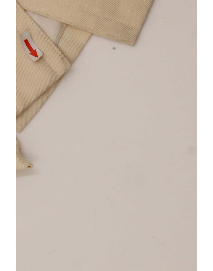 Vintage Damen 3-Knopf-Blazerjacke IT 46 Large Off White