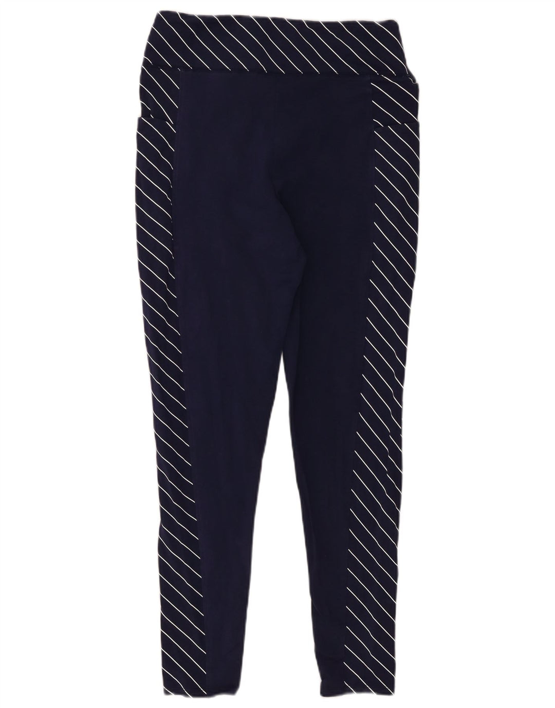 Fila Damen 2-teiliges Set UK 12 Mittelmarineblau gestreifte Baumwolle