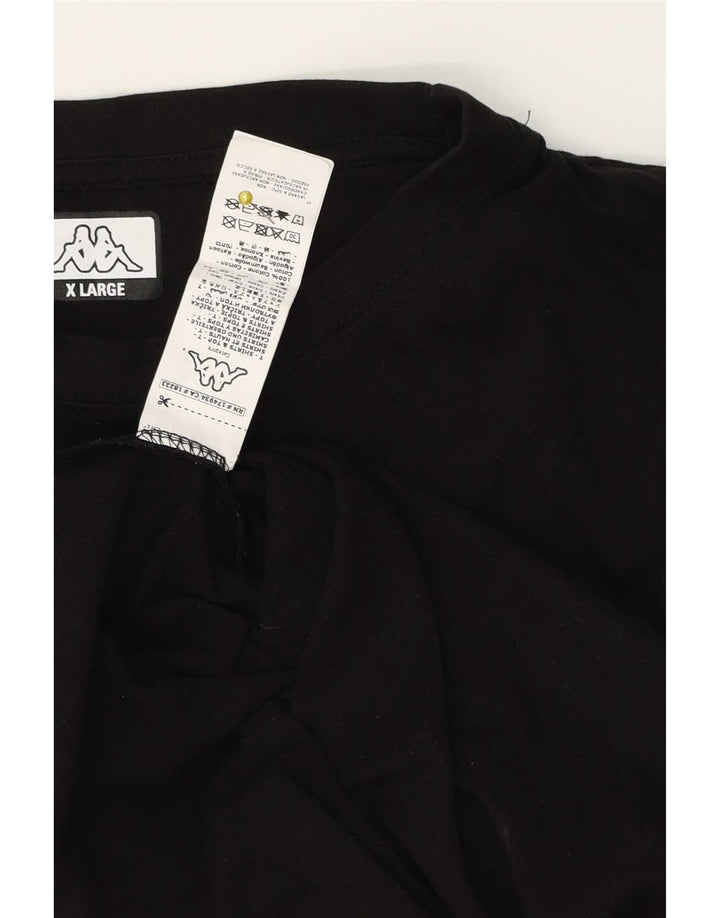 Kappa Herren Graphic Vest Top XL Schwarz Baumwolle
