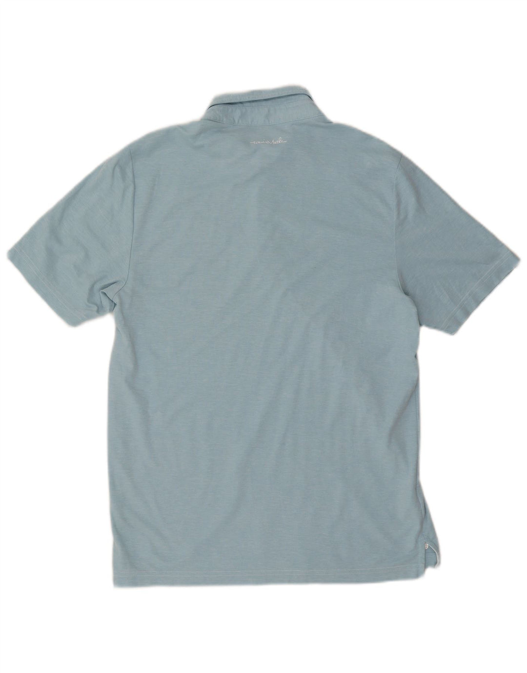 Travis Mathew Herren-Poloshirt aus mittelblauer Baumwolle