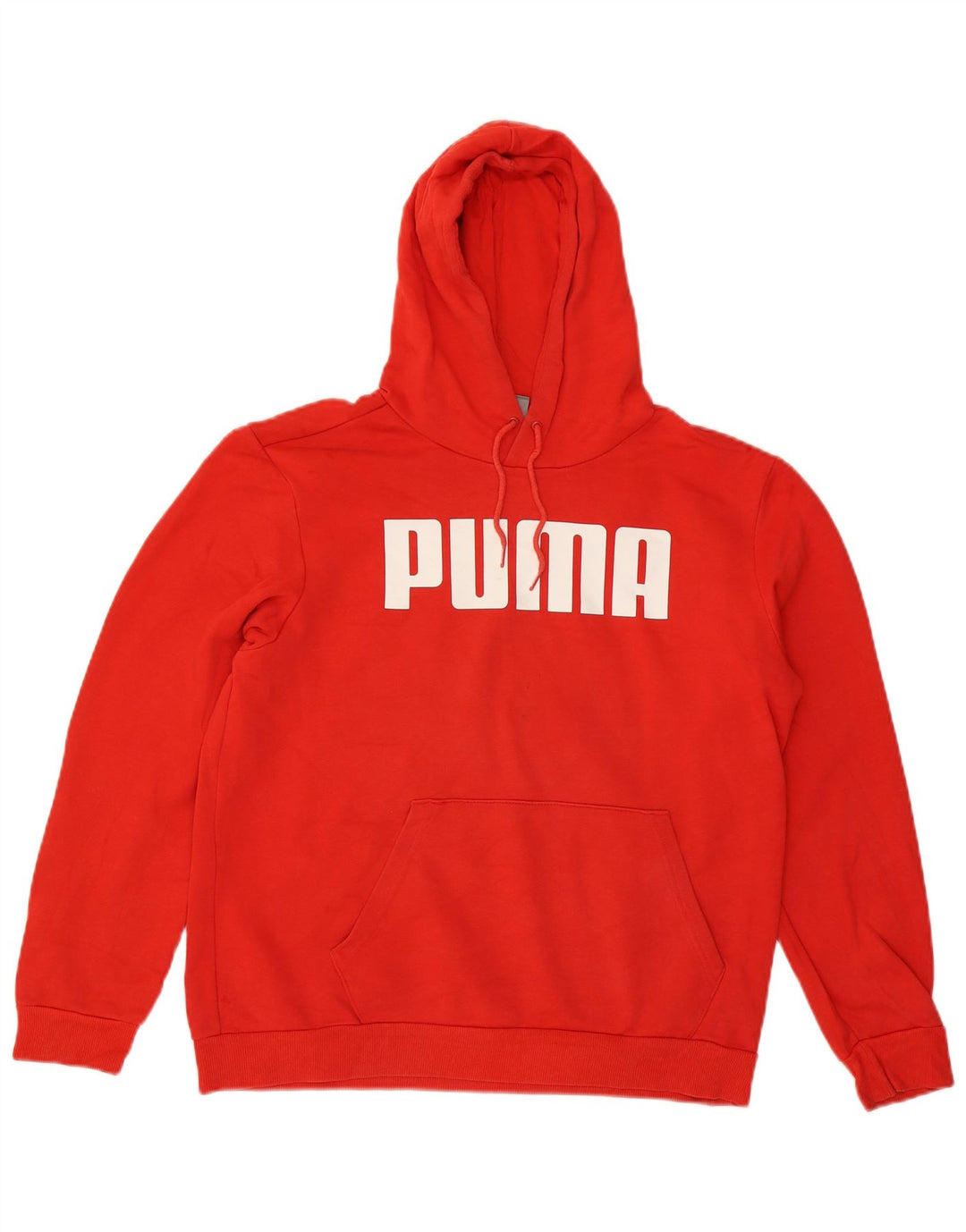 PUMA Herren Graphic Hoodie Pullover Mittelrote Baumwolle