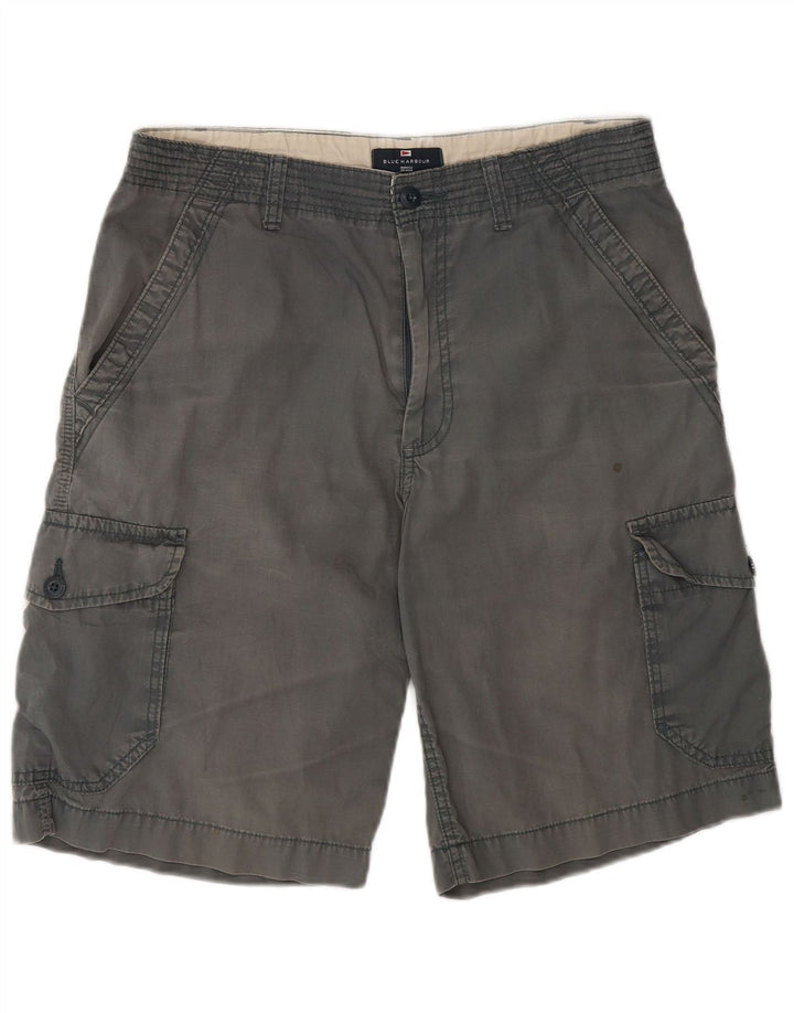 Marks & Spencer Herren Cargoshorts W32 mittelgraue Baumwolle