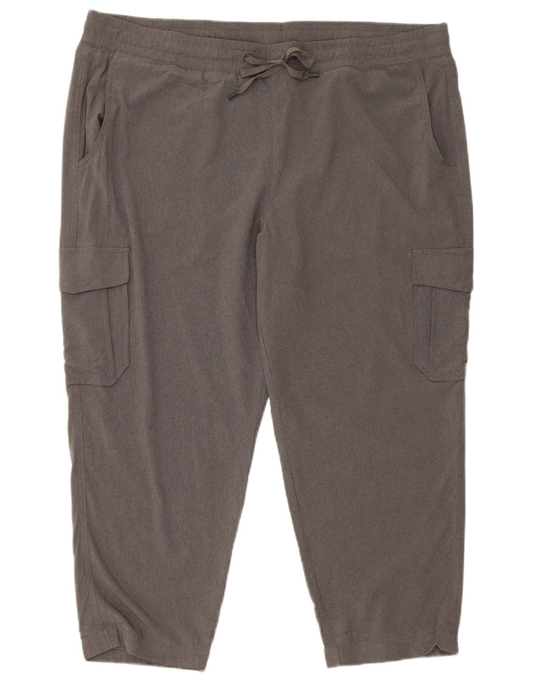 Eddie Bauer Damen Capri Cargo-Trainingshose UK 18 XL Grau Polyester