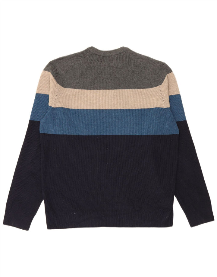 Marks & Spencer Herren-Pullover mit Rundhalsausschnitt, Größe L, mehrfarbig