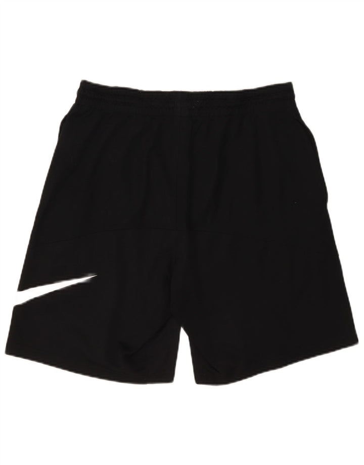 Nike Herren Dri Fit Graphic Sport Shorts Mittelschwarzes Polyester
