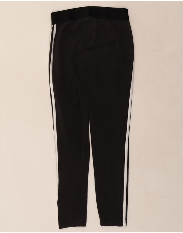 Adidas Womens Leggings UK 12/14 Medium  Black Cotton