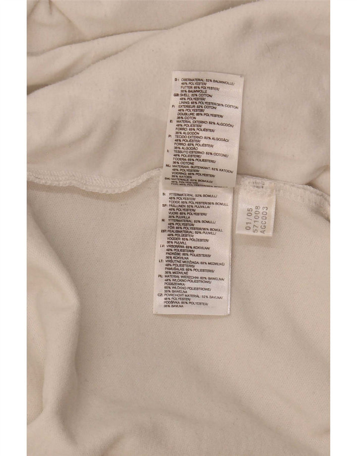 Adidas Damen-Trainingsanzugoberteil mit Grafik, UK 10, Größe S, Weiß, Farbblock