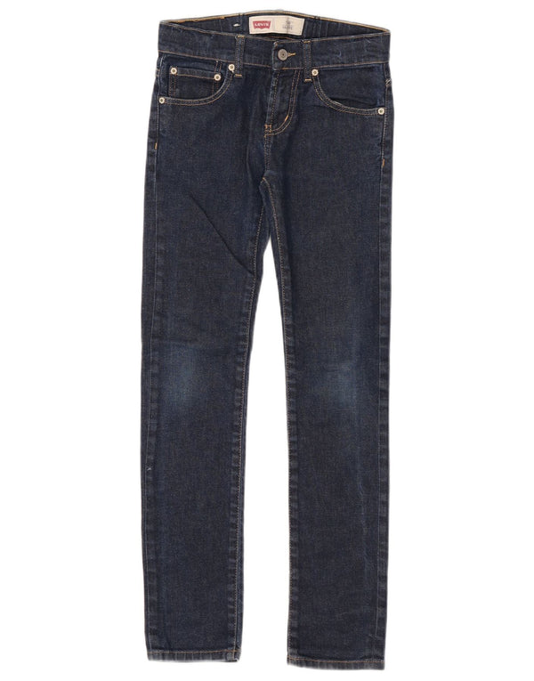 Levi's Mädchen 510 Skinny Jeans 9–10 Jahre W23 L27 Marineblaue Baumwolle