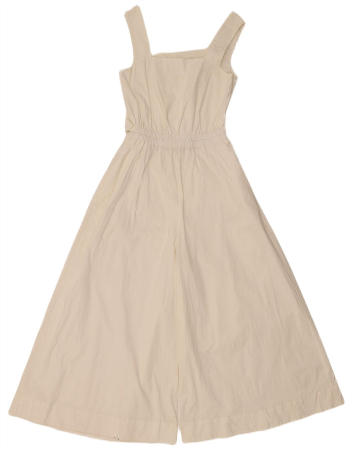 Cos Ärmelloser Overall für Damen, EU 34, XS, weiße Baumwolle