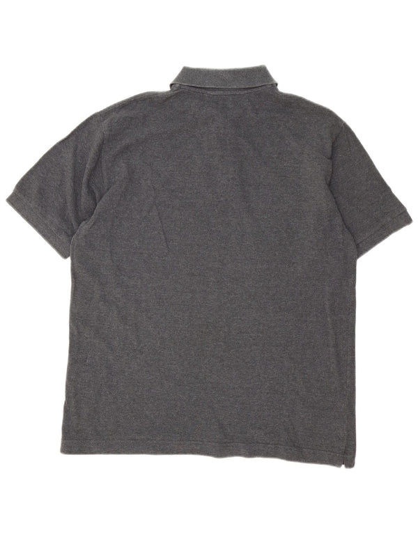 Kappa Mens Polo Shirt Large Grey Cotton
