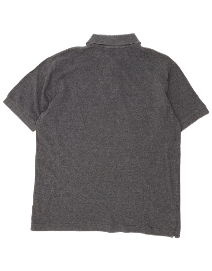 Kappa Herren-Poloshirt, große graue Baumwolle