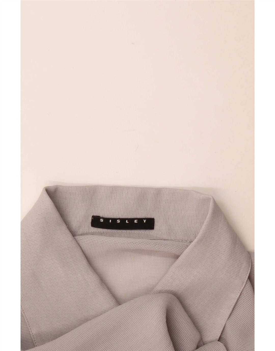 Sisley Damen Hemd UK 14 Mittelgrau