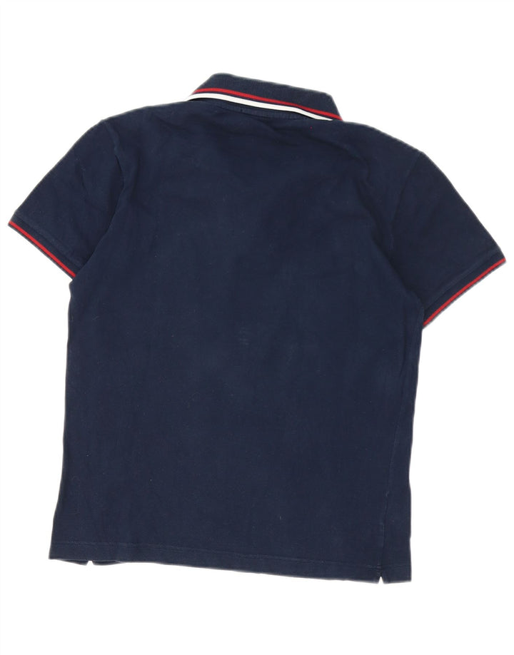 Fred Perry Herren-Poloshirt, klein, marineblau, gestreift, Baumwolle