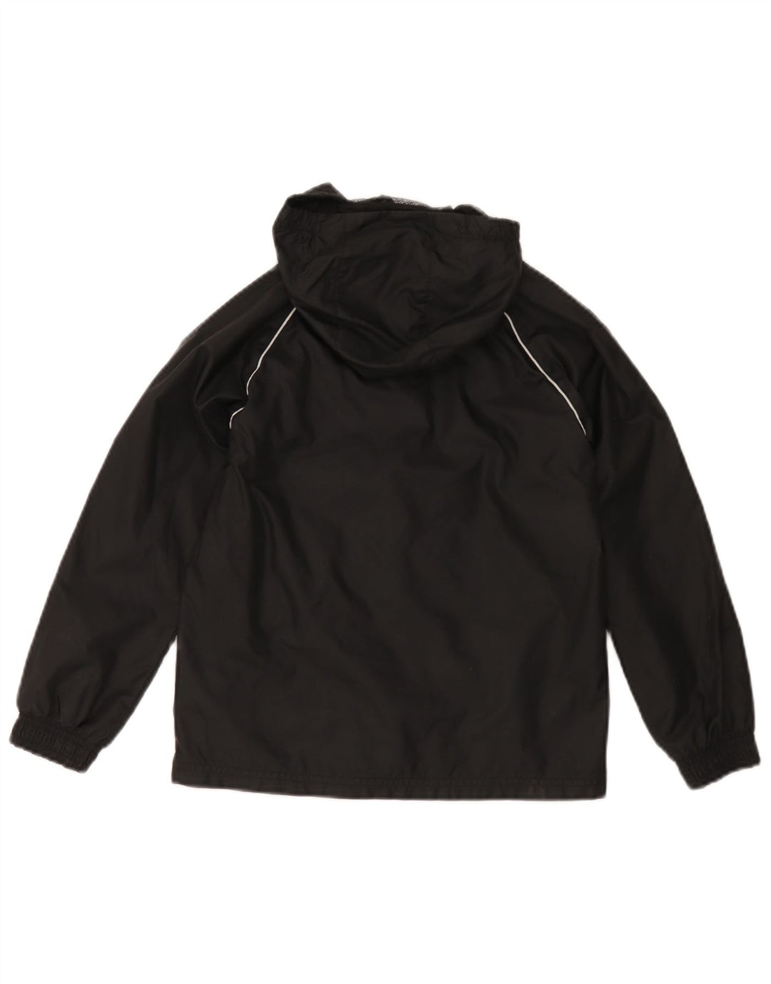 Adidas Regenjacke mit Kapuze für Jungen, 7–8 Jahre, schwarzes Polyester