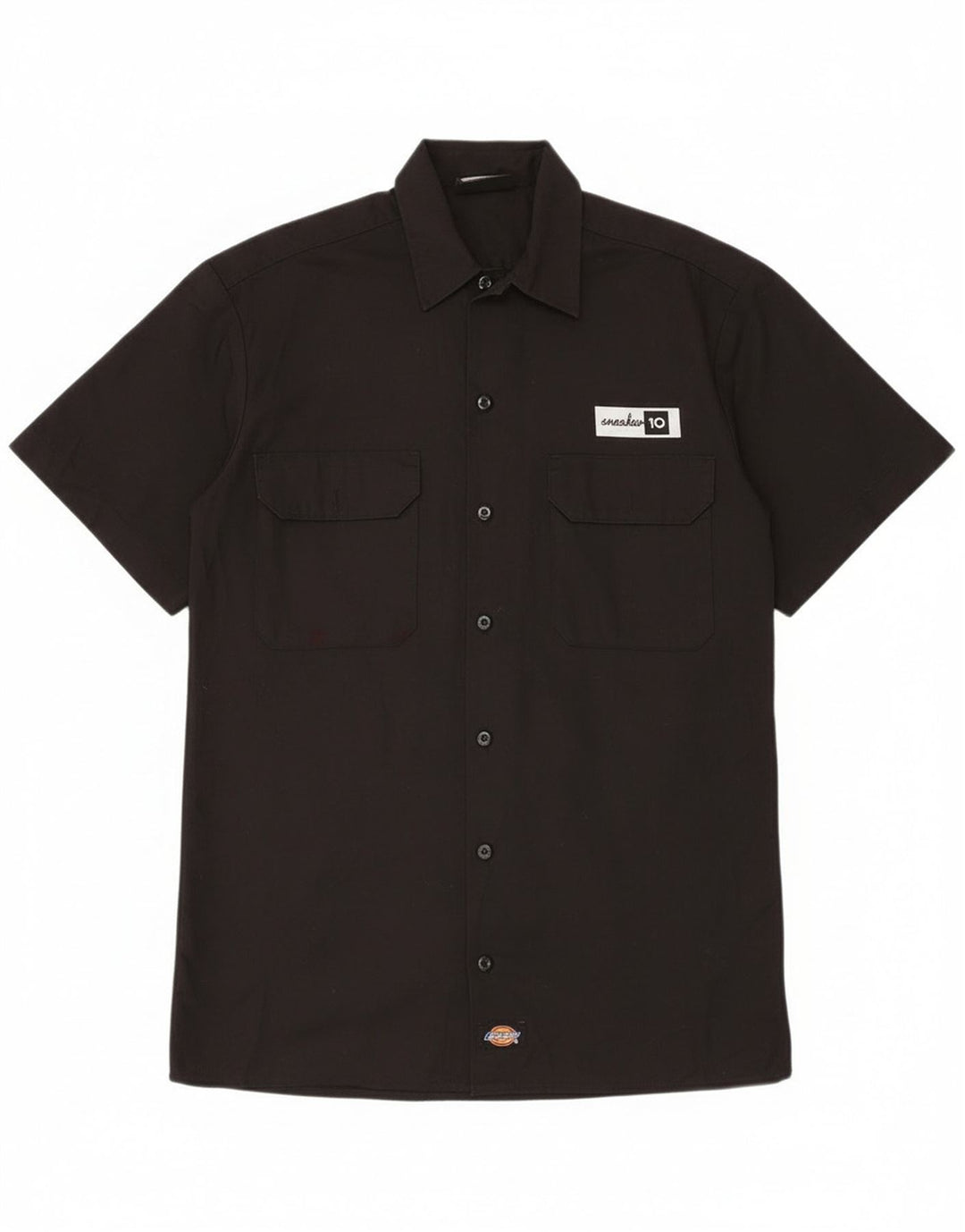 Dickies Herren Kurzarmhemd XS Schwarz Polyester