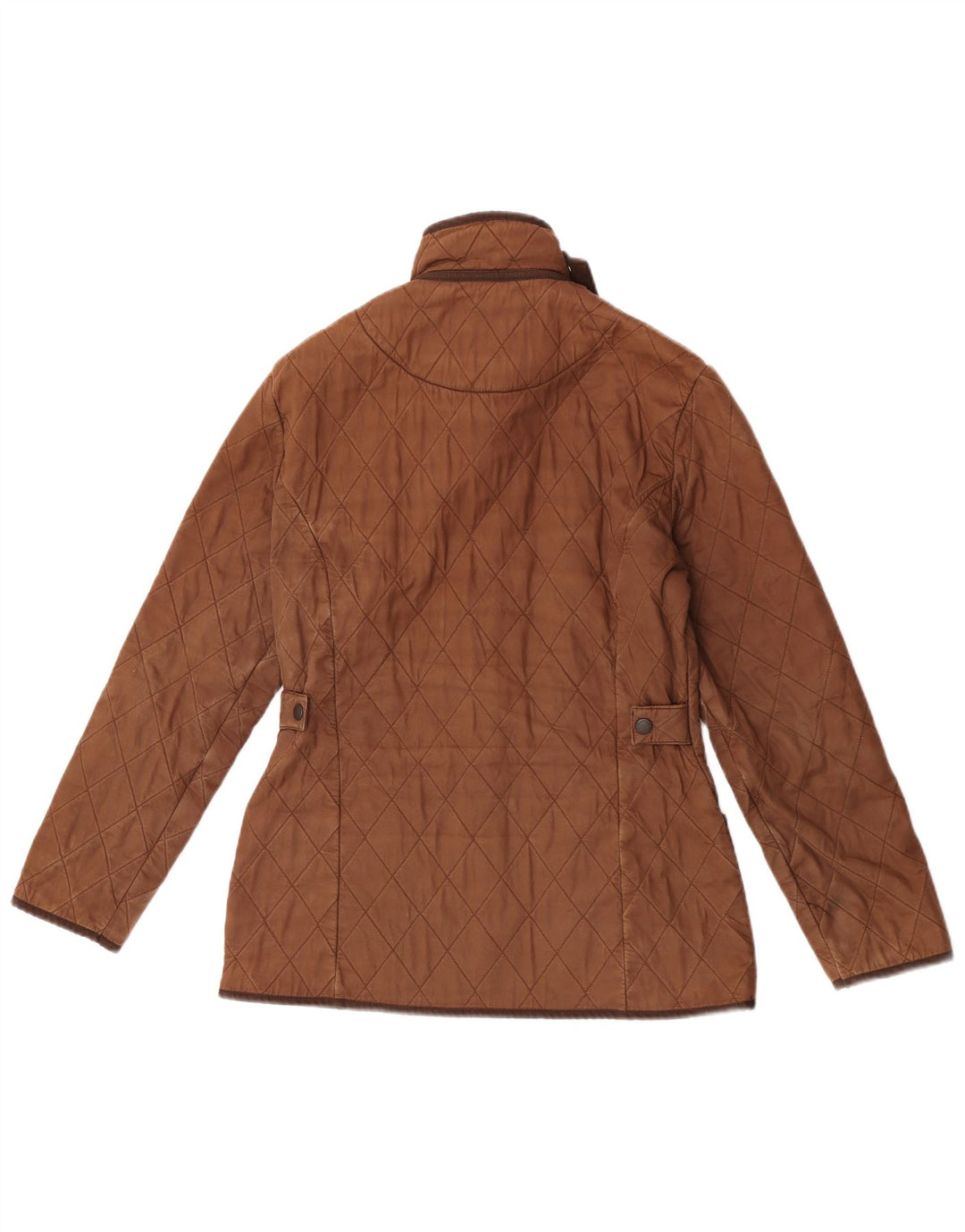 Barbour Damen Steppjacke UK 10 Small Braune Baumwolle