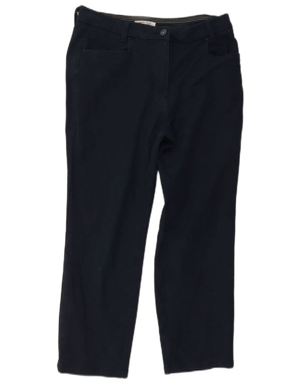 White Stuff Damen Petite Freizeithose UK 10 Small W28 L25 Marineblau