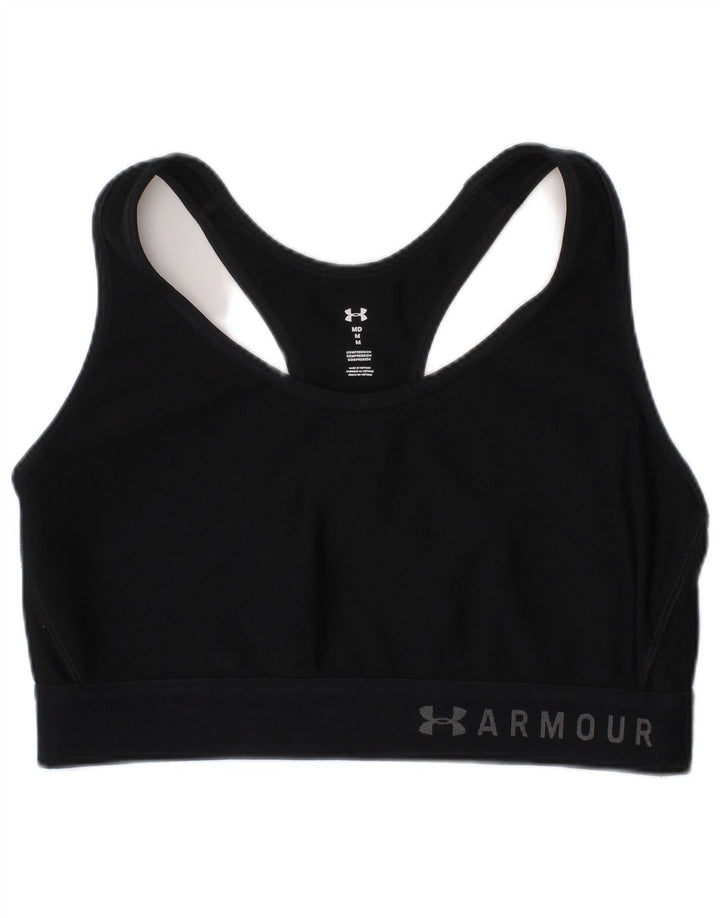 Under Armour Damen Kompressions-Sport-BH-Oberteil mit Grafik, mittelgroß, Schwarz, Sport