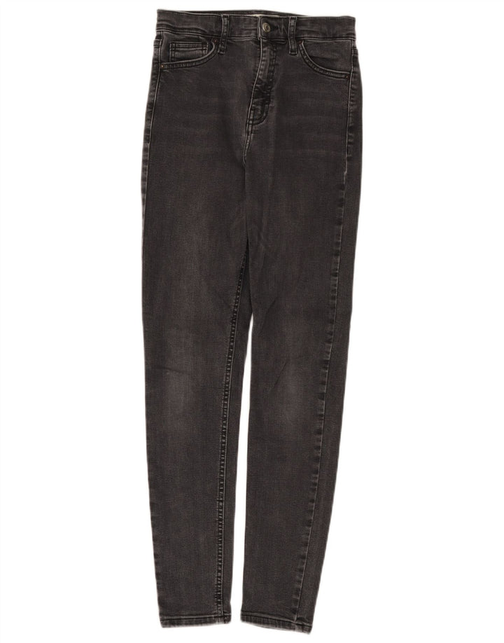 Topshop Damen Jamie Skinny Jeans W25 L28 Grau Polyester
