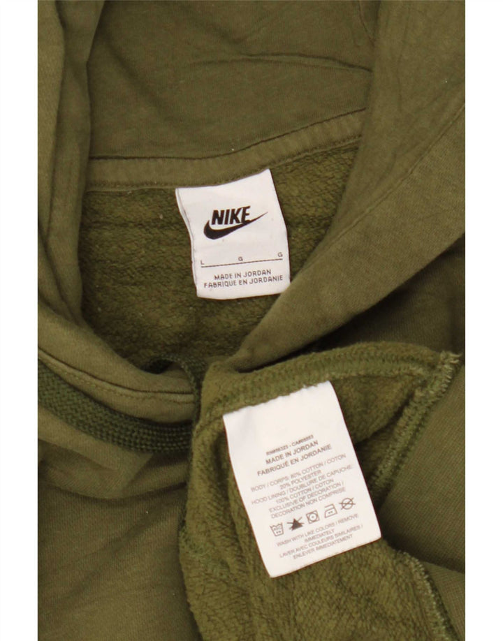 Nike Herren Kapuzenpullover, groß, Khaki, Baumwolle