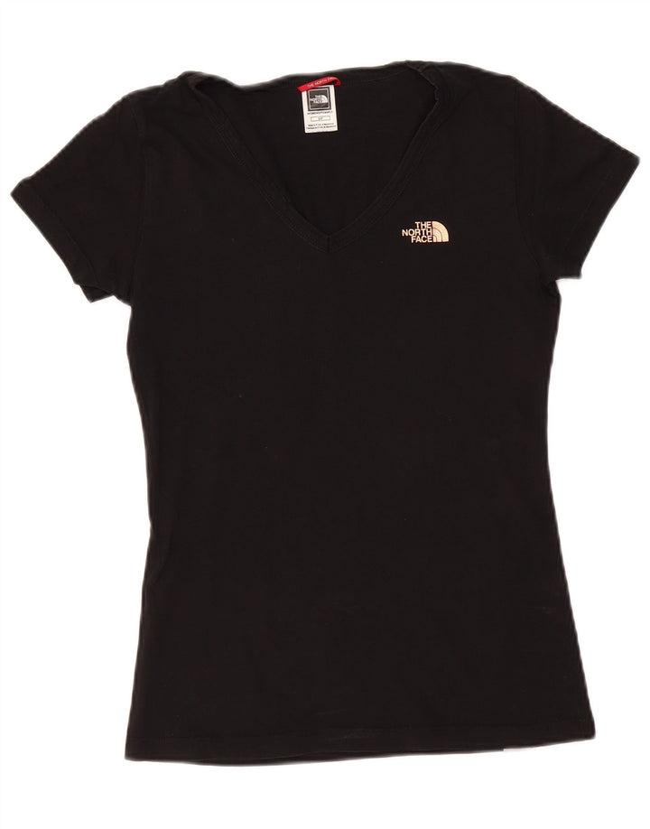 The North Face Damen T-Shirt Top UK 10 Small Schwarz