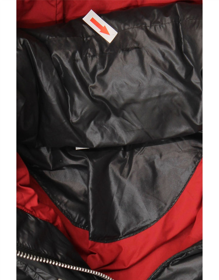 Ellesse Womens Hooded Wattierter Mantel UK 14 Mittelschwarzes Nylon
