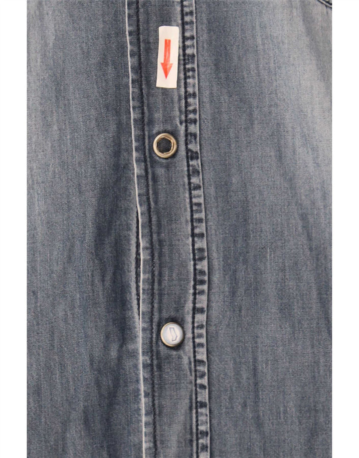Gas Herren Jeanshemd XL Blau Baumwolle