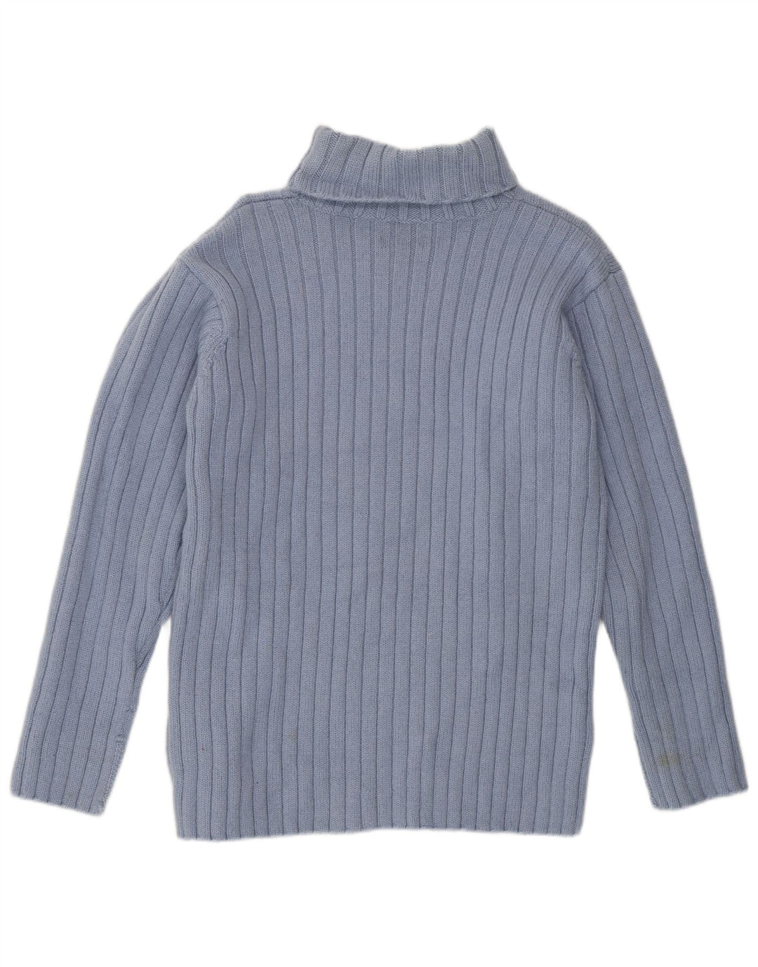 JIGSAW Rollkragenpullover für Damen, UK 14, mittelblaue Wolle