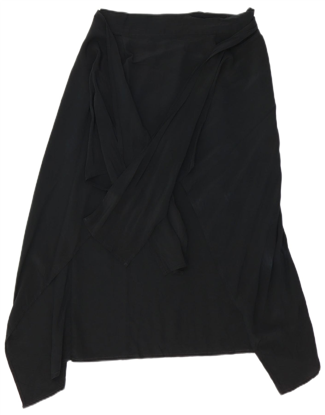 MAX MARA Damen Pianoforte Asymmetrischer Wickelrock IT 40 Small W28 Schwarz