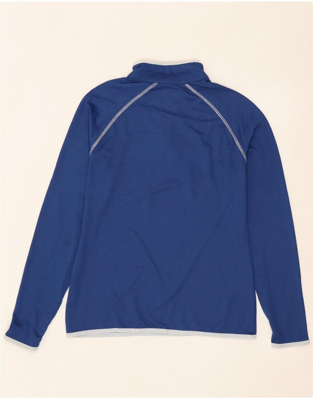 NFL Womens Colts Zip Neck Pullover Trainingsanzug Top UK 16 Large Marineblau