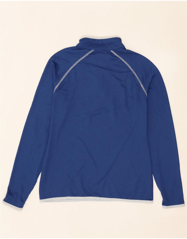 NFL Womens Colts Zip Neck Pullover Trainingsanzug Top UK 16 Large Marineblau