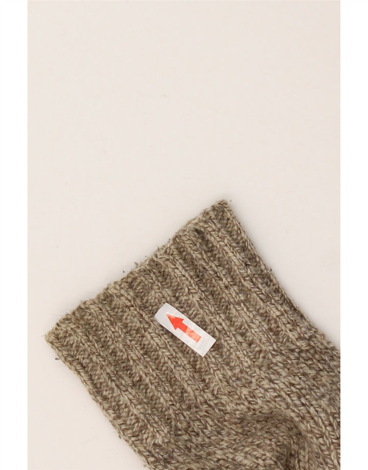 Fat Face Herren-Pullover mit Rundhalsausschnitt, mittelgrau gesprenkelte Wolle