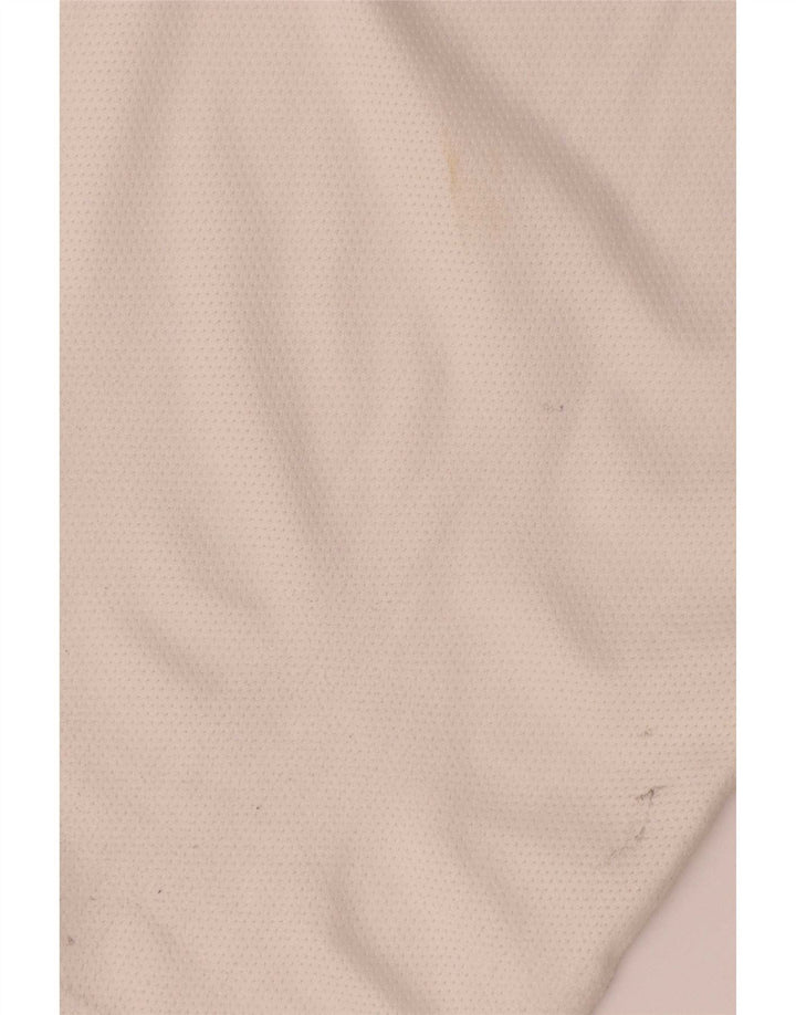 Nike Herren Dri Fit T-Shirt-Oberteil, groß, weißes Farbblock-Polyester