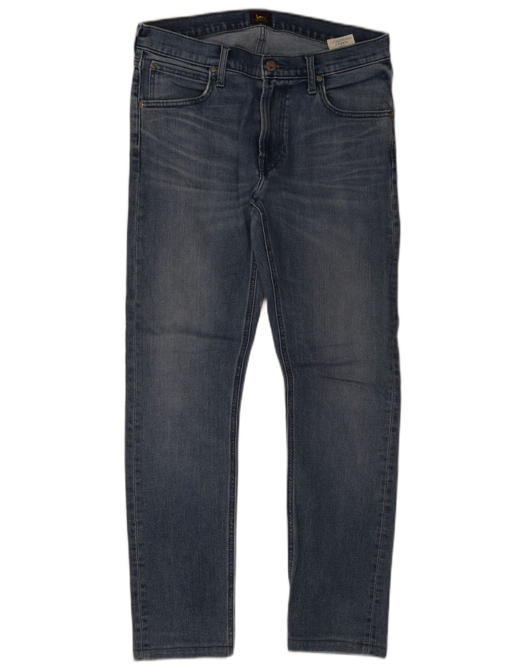 Lee Herren Luke Slim Jeans W32 L32 Blaue Baumwolle