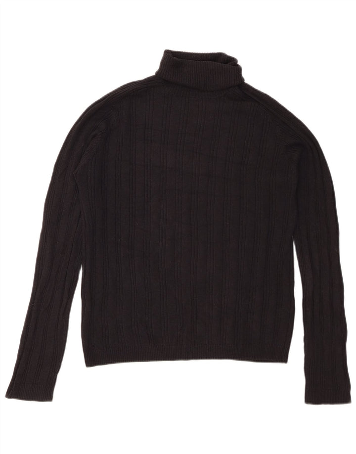 Rollkragenpullover für Herren von Zara, Größe L, Schwarz