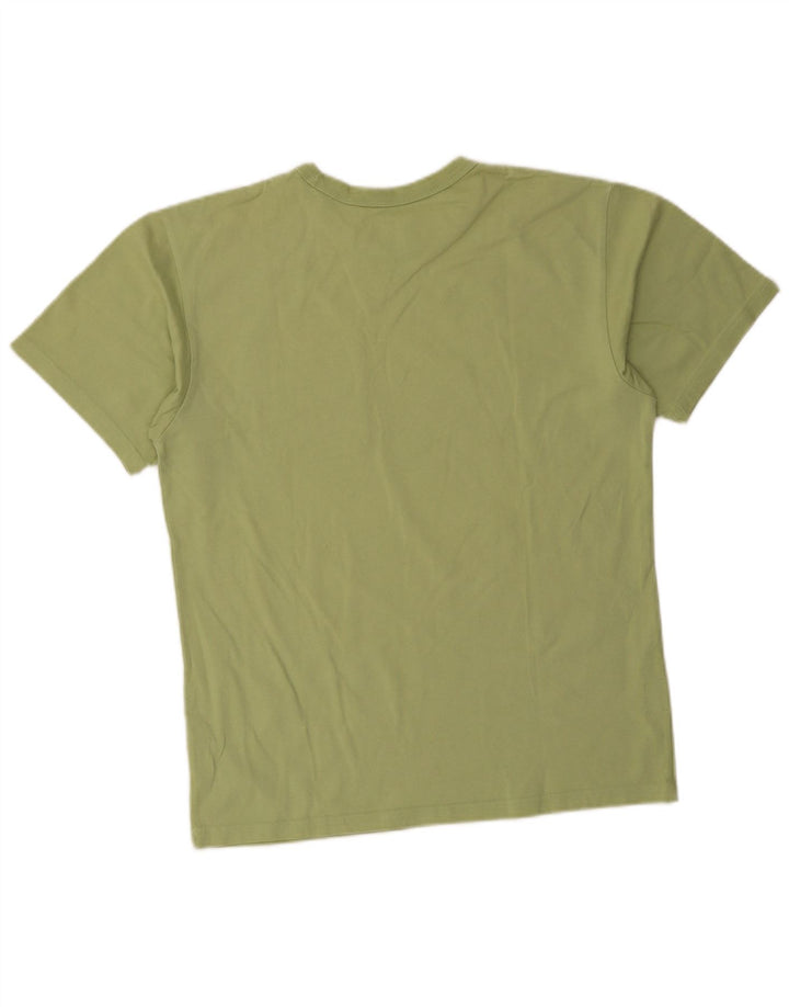Adidas Herren T-Shirt Top mittelgrüne Baumwolle