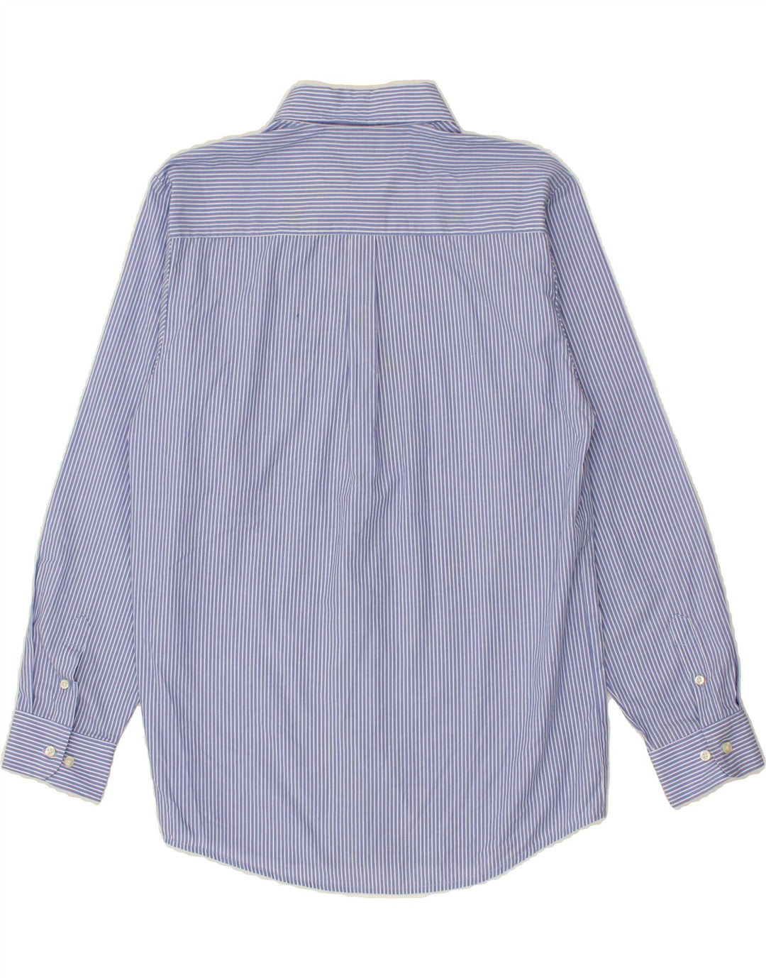 CHAPS Boys Shirt 15-16 Years XL Blue Pinstripe Cotton Vintage Chaps and Second-Hand Chaps from Messina Hembry 