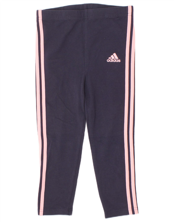 Adidas Mädchen Leggings 3-4 Jahre Marineblau