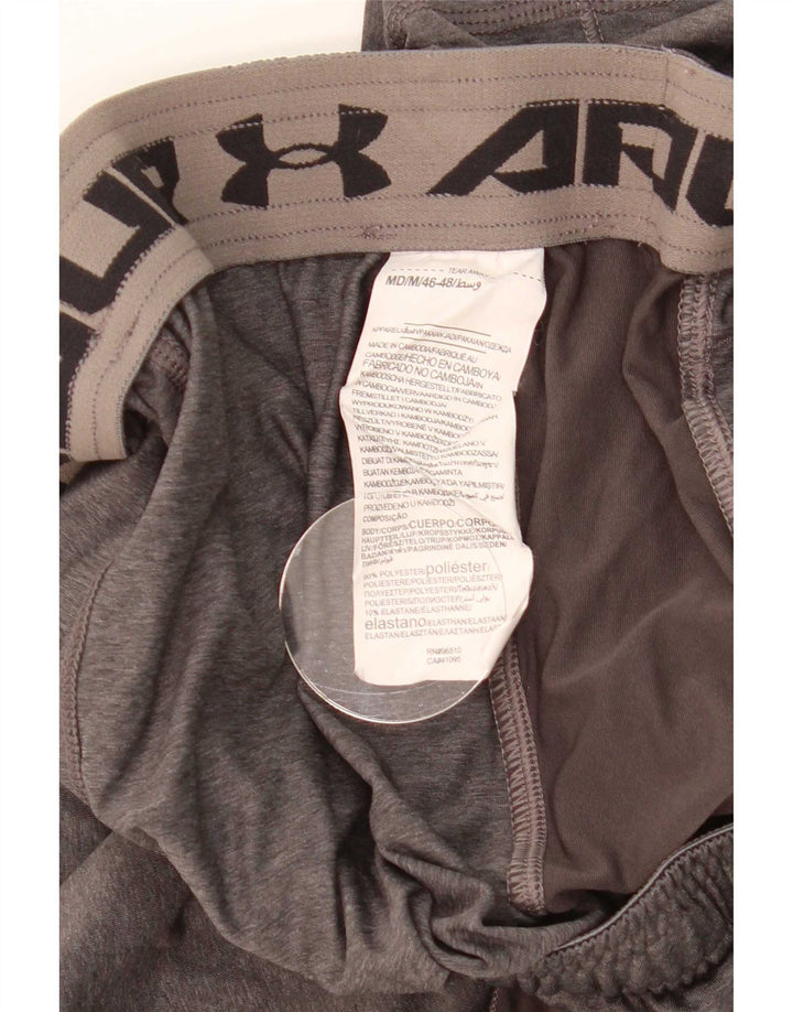 Under Armour Herren-Sportshorts aus mittelgrauem Polyester