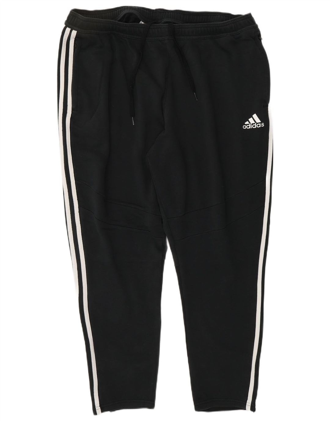 ADIDAS Mens Tracksuit Trousers 2XL Black Cotton