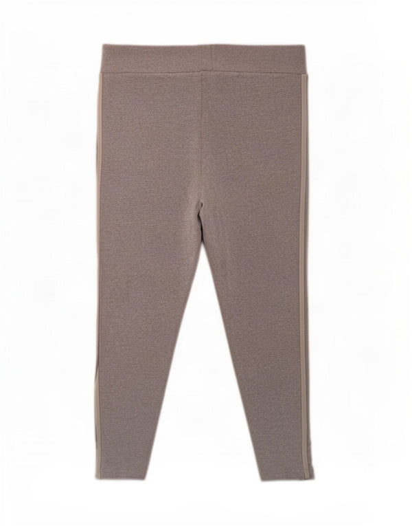 Adidas Damen Leggings UK 20 2XL Grau gefleckte Baumwolle