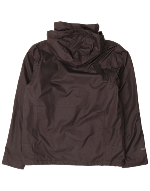 McKinley Mens Hooded Rain Jacket UK 38 Medium Black Polyester
