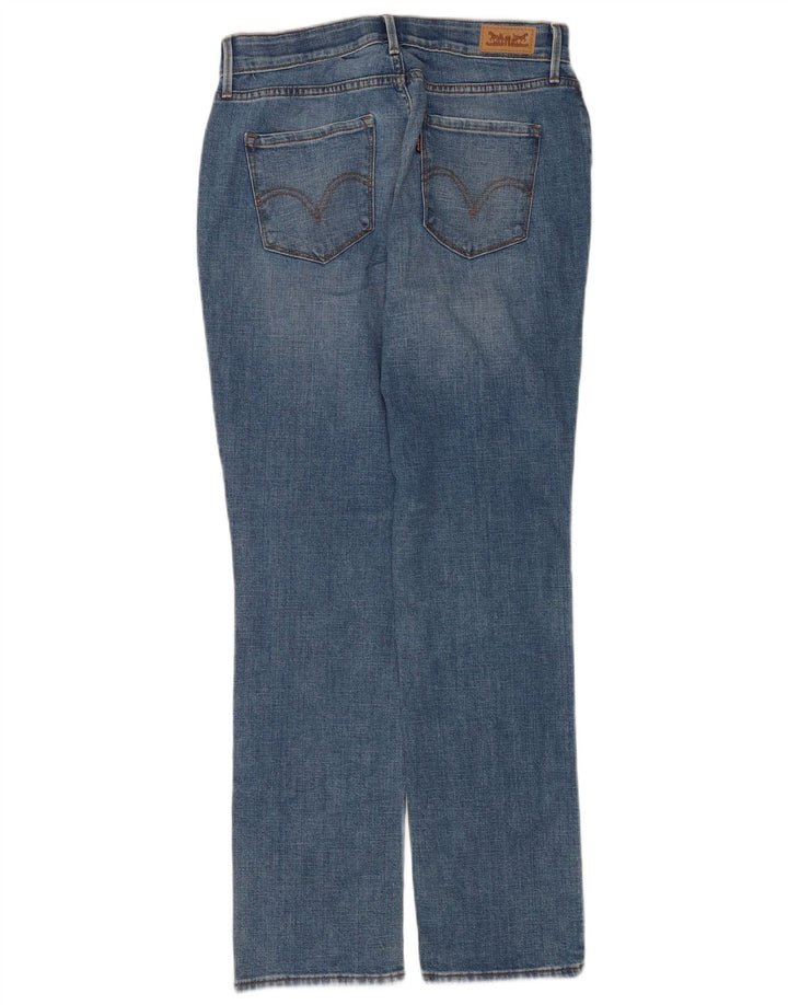 Levi's Damen 525 Straight Jeans US 8 Medium W30 L30 Blaue Baumwolle