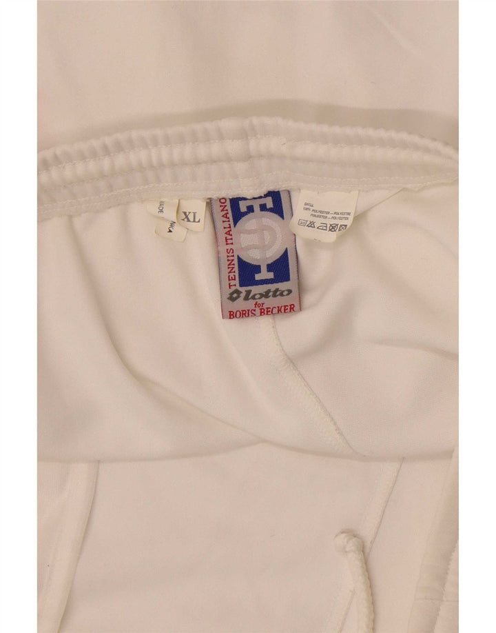 Lotto Herren Sportshorts XL Weiß Polyester