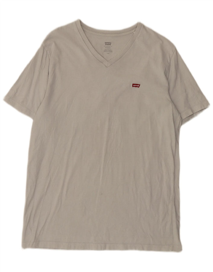 LEVI'S Herren-T-Shirt mit Standard-Passform, Größe L, Grau