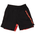 UNDER ARMOUR Jungen-Sportshorts mit abstraktem Muster, 13–14 Jahre, XL, Schwarz