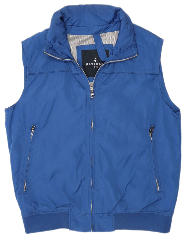 Navigare Herren-Kapuzenweste UK 40 Large Blau Polyester