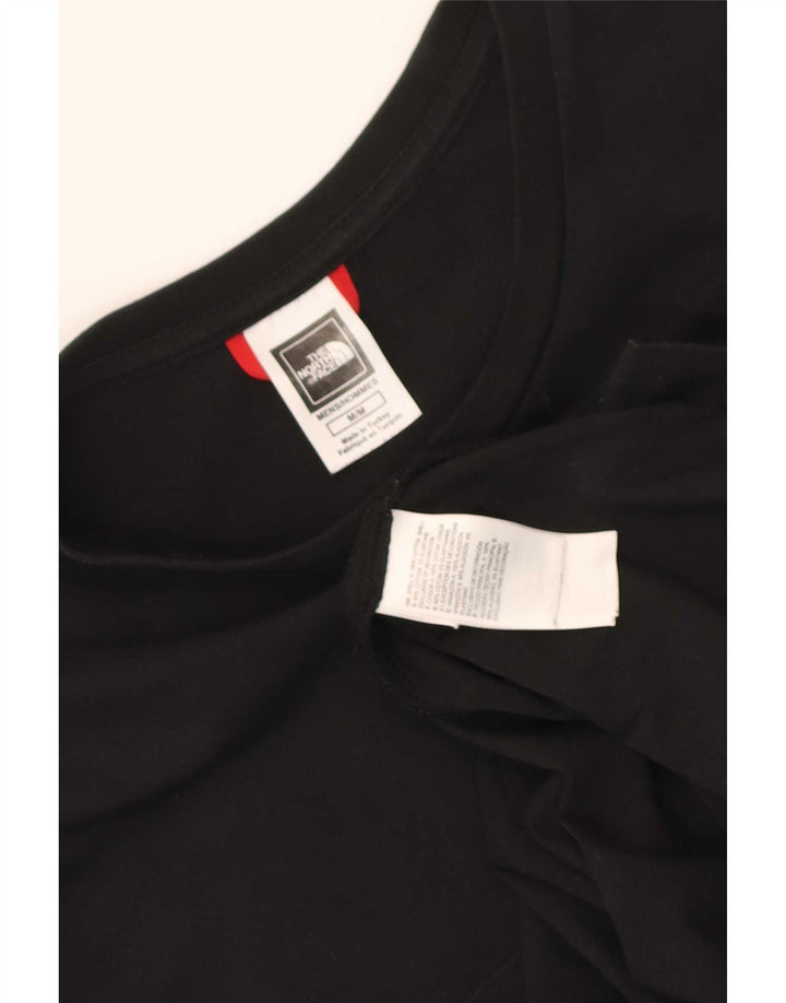 The North Face Herren-T-Shirt-Oberteil aus mittelschwarzer Baumwolle