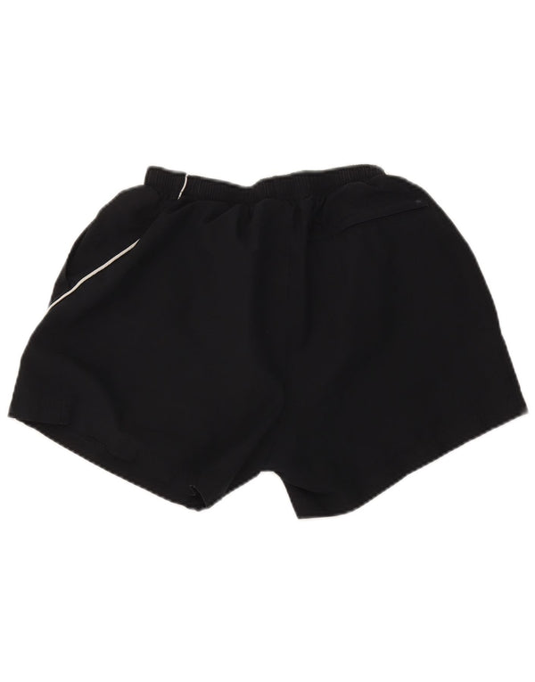 Nike Damen Sportshorts UK 12 Mittelschwarzes Polyester